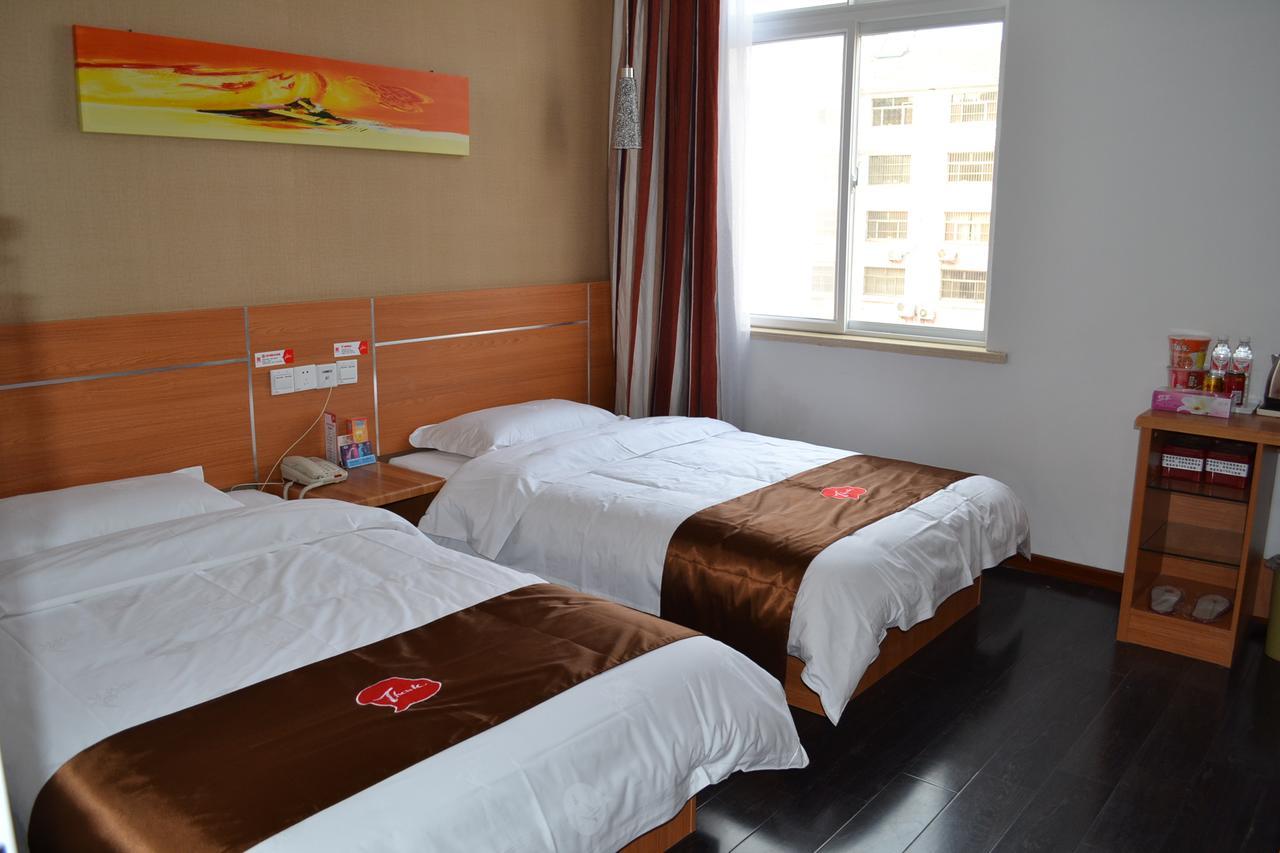 Thank Inn Chain Hotel Zibo Road Dongying Exterior photo
